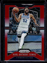 2019 Panini Prizm #161 Karl-Anthony Towns Red /299 NM/Mint - £3.15 GBP