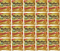 ( Lot 20 ) Werther&#39;s Original Caramel Hard Candy 2.65 oz/Pack SEALED 07/... - $56.42