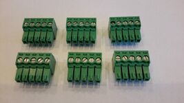 6 pcs  5 pin - 3.5mm Terminal Block Connector Crestron, Speakercraft, B&amp;... - $18.71