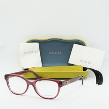 New Authentic Gucci GG1115O 002 Burgundy/Clear - £124.53 GBP
