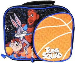 Space Jam 2 Taz &amp; Bugs Bunny Boys PVC-Free Insulated Lunch Tote Box Bag Nwt - £13.52 GBP