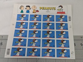 Peanuts by Schulz Snoopy Sheet of 20 Unused 34 cent USPS Stamps - £10.34 GBP