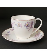 Haengnam Prime Bone China with Floral Design Tea Cup &amp; Saucer Made in Korea - $17.97