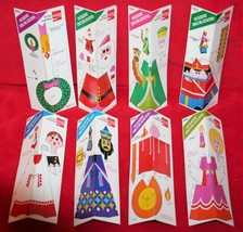 Lot of 8 Vintage COCA COLA Giveaway Cutout Christmas Holiday Decorations... - £19.54 GBP