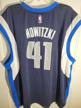 Adidas NBA Jersey Dallas Mavericks Dirk Nowitzki Navy sz XL - £19.41 GBP