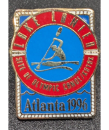 Vintage 1996 Atlanta Olympics Kayak / Canoe Venue Enamel Pin - Lake Lanier - $11.87