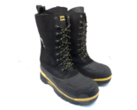 Dakota Men&#39;s 8527 Steel Toe Steel Plate Leather Winter Work Boots Black 9M - £151.86 GBP