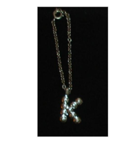  Flavas Ken Barbie friend doll accessory jewelry K necklace vintage Mattel - $6.99