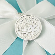 Tiffany Smart Cookie Large Round Pendant  Charm in Sterling Silver - £214.25 GBP