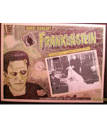 UNIVERSAL HORROR: BORIS KARLOFF (FRANKENSTEIN) LARGE SIZE 11X17  LOBBY CARD - $3,631.95 MXN