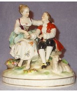 Vintage Made in Germany Porcelain Human Figures Lamp Base - $54.81 CAD