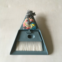 Vintage cute animal small hand whisk crumb brush with small hanging dust... - $24.70