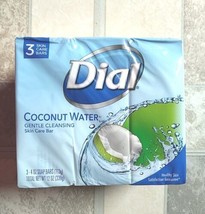 Dial Coconut Water 4 oz Soap Bars 1  Pack of 3 - £11.87 GBP