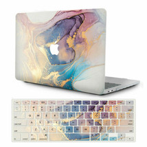 2in1 Matte Marbled Hard shell Case Protector for MacBook Air Pro 13 inch models  - £42.11 GBP