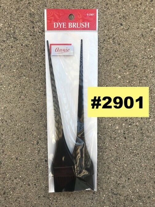 ANNIE 2 DYE BRUSH  WITH TIP TO SECTION THE HAIR COLORING BRUSH 8.25&quot;X1.2... - $0.99