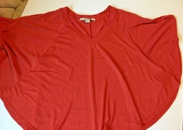 Women&#39;s Forever 21 S/P Angel Winged Short Orange Soft Cute Shirt Blouse ... - $5.85