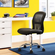Serta 48740 Essential Mesh Low-Back Computer Desk Task Chair, Black Faux... - $126.93