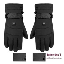 Electric Heated Gloves With 3 Levels 4000mAh Rechargeable Battery Powered Heat G - £103.49 GBP