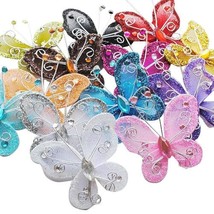 Organza Wire Butterfly Wedding Decorations 26Pcs - £14.09 GBP