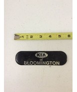 KIA OF BLOOMINGTON Vintage Car Dealer Plastic Emblem Badge Plate - €26,05 EUR