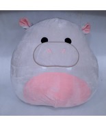 Squishmallow Harrison Hippo hippopotamus Soft Gray gray Kellytoy plush t... - $420.48 MXN