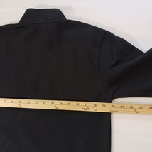 District V.I.T. Fleece Men's Black Cotton Blend 1/4-Zip Pullover Sweatshirt Sz S image 9