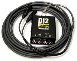 Whirlwind DI2 Direct Box with 50ft Hardwired fan out Snake DI2-050-BK - $5,941.26 MXN