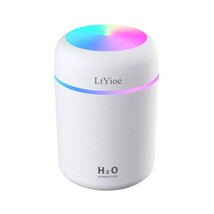 LtYioe Colorful Cool Mini Humidifier USB 300ml | White - £43.37 GBP