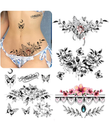 ROARHOWL Sexy Temporary Tattoos for Women,Sexy Tattoo Kit, Beautiful and... - £11.15 GBP