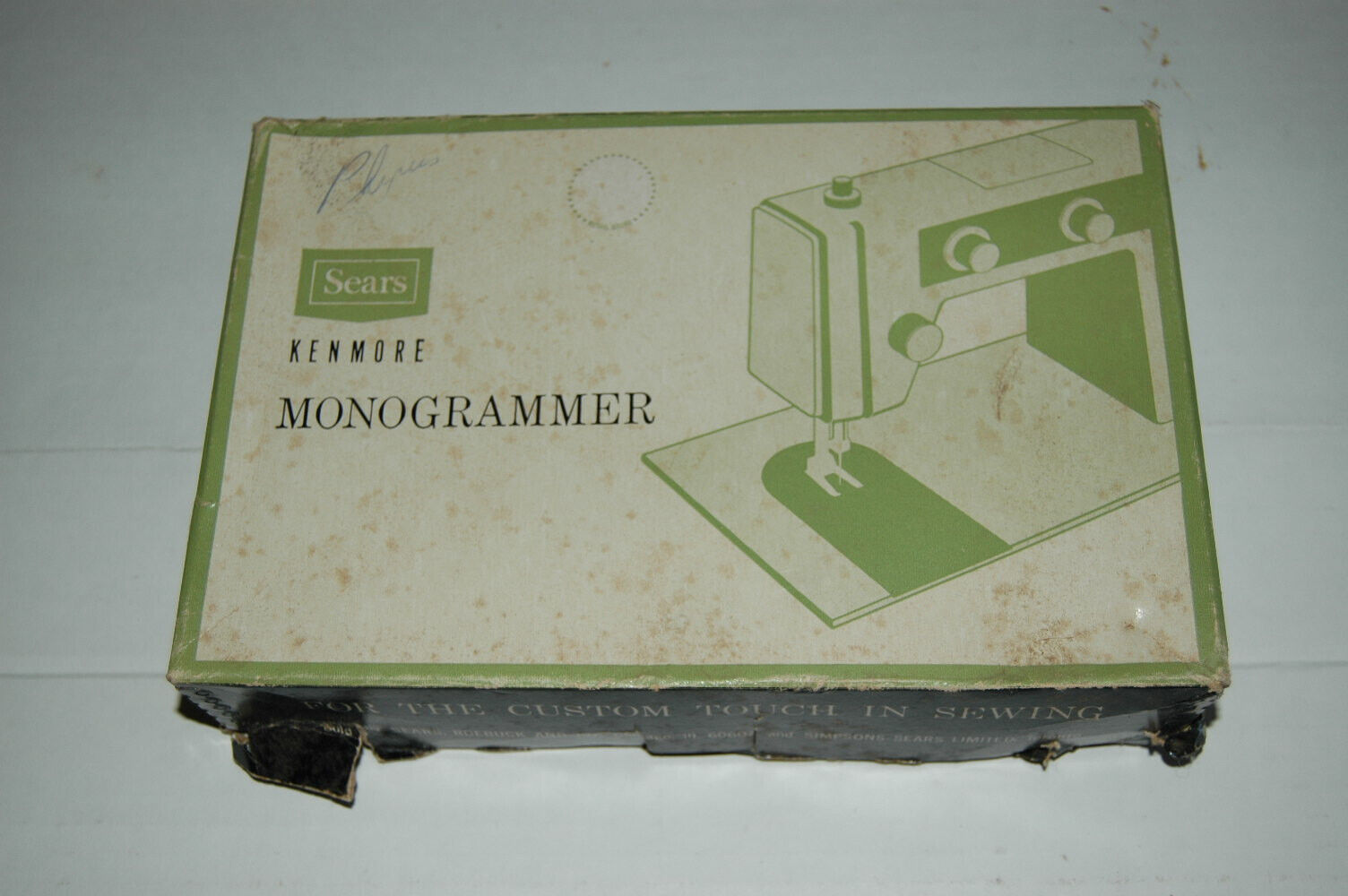 Vintage Sears Kenmore Monogrammer Great Condition Original Box - £55.94 GBP
