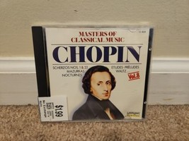 Frederic Chopin Masters of Classical Music Vol. 8 (CD, 1990, Laserlight) - $5.22