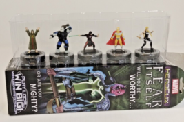 Marvel Heroclix Fear Itself Will You Be Worthy Collection 5 Action Figures New - £19.77 GBP