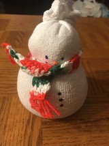 Christmas Sock Snowman Decoration - £9.38 GBP