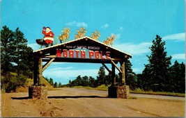Colorado North Pole Entrance to Santa&#39;s Workshop UNP Vintage Christmas Postcard - £11.06 GBP