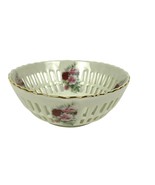 Formadities by Baum Brothers Fine China Small Lattice Bowl Floral - $221.44 MXN