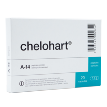 A-14 chelohart - Khavinson natural heart peptide 20 capsules - $55.00