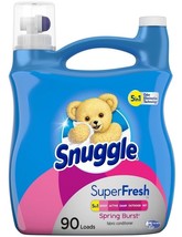 Snuggle SuperFresh Liquid Fabric Softener, Spring Burst, 95 Fluid Ounces - £15.14 GBP
