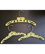 3 Vintage Clarolyte Co Swivel Plastic Baby Clothes Hangers Humpty Dumpty... - $23.37 CAD