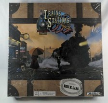 Trains and Stations Board Game by WizKids NEW &amp; SEALED All Aboard See Pics - $17.99