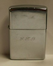 Vintage Silver Zippo Lighter D IX April 1993 GHB Initials Tested Sparks GUC - $21.99