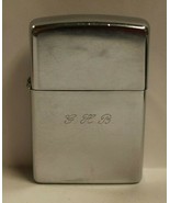 Vintage Silver Zippo Lighter D IX April 1993 GHB Initials Tested Sparks GUC - $21.99