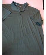 Men&#39;s Green Cutter &amp; Buck Large Cotton Polyester Golf Polo Shirt 020-03 - £4.60 GBP