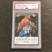 2008-09 Upper Deck First Edition #247 Luc Mbah a Moute Signed Card AUTO 10 PSA S - £47.95 GBP