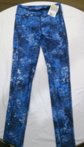 NWT Under Armour Pants Leggings Womens Large Compression Blue Print Extr... - £19.92 GBP