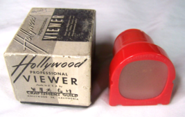 1950s VINTAGE RED HOLLYWOOD PROFESSIONAL SLIDE VIEWER CRAFTSMAN GUILD - £4.67 GBP