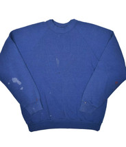 Vintage Fruit of the Loom Blank Crewneck Sweatshirt Mens L USA Made 50/50 Fleece - $13.93