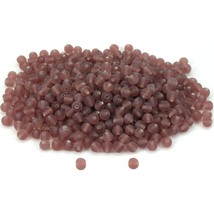 50 Grams of Purple Frosted Glass Evelina Beads 4.5mm - £6.33 GBP