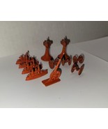 1960 Parker Brothers War Game Conflict Replacement Game 11 Pieces Orange - £7.90 GBP