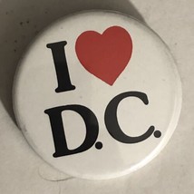 I ❤️ DC vintage Pinback Button Washington DC J3 - $5.93