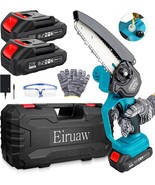 Mini Chainsaw, 6 Inch Electric Chainsaw Cordless,Rechargeable Battery Po... - $64.93